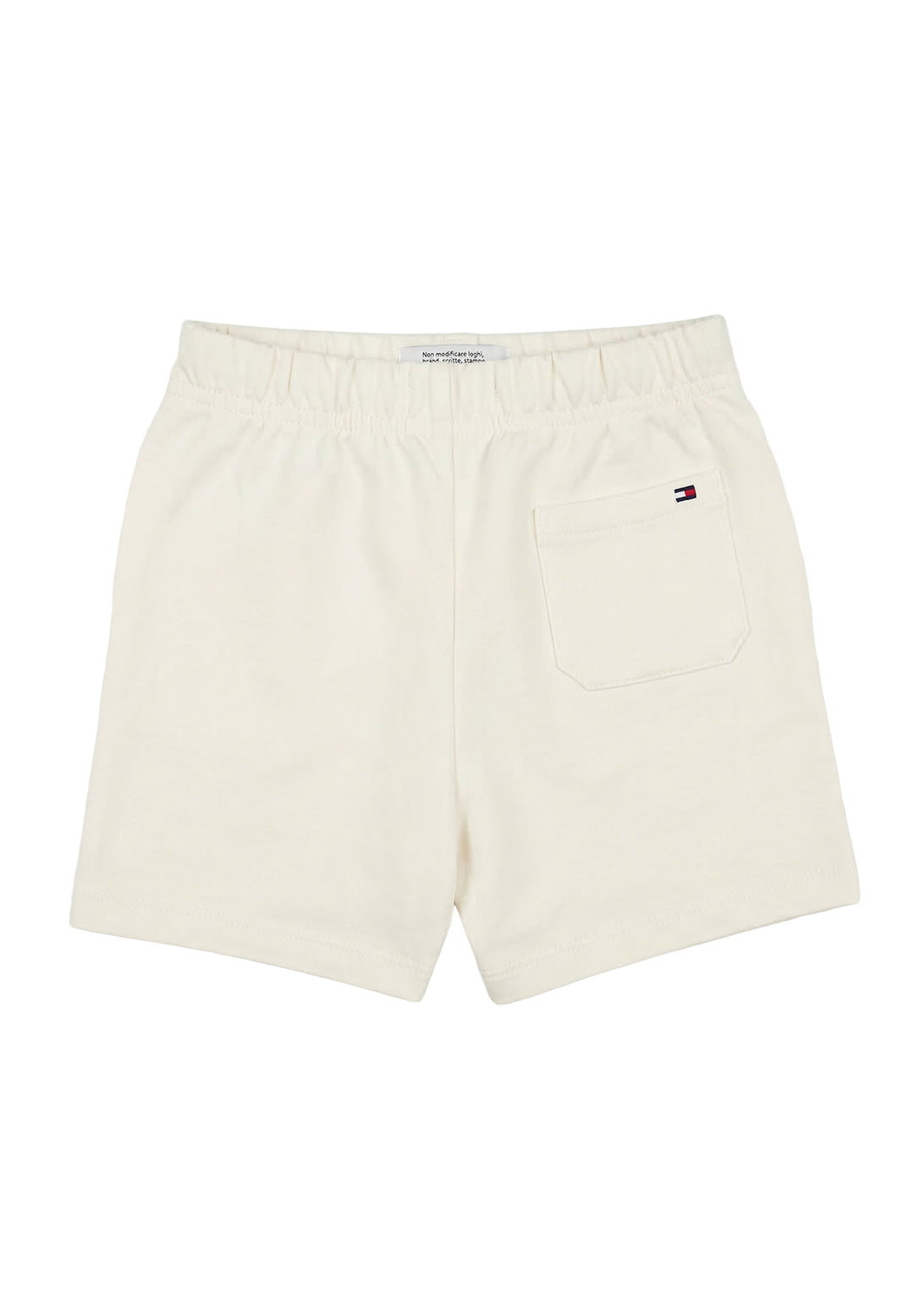 Short felpa panna per neonata