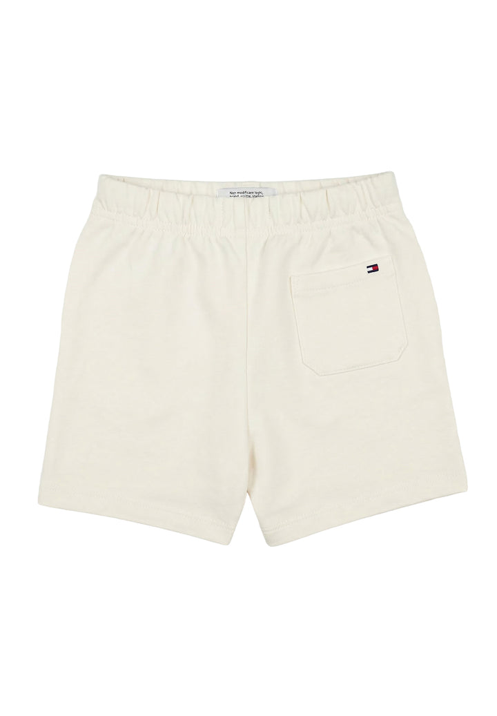 Short felpa panna per neonata