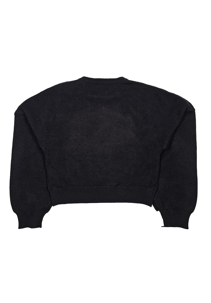 Maglione nero per bambina