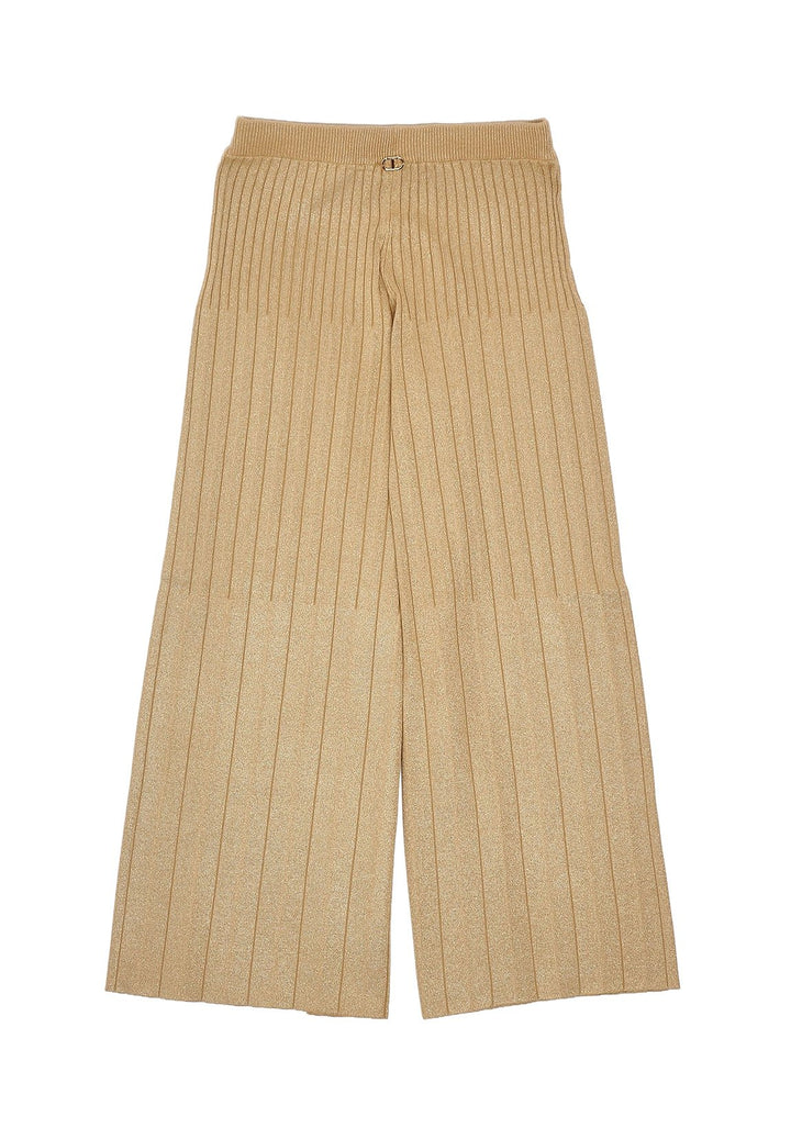 Pantalone oro per bambina