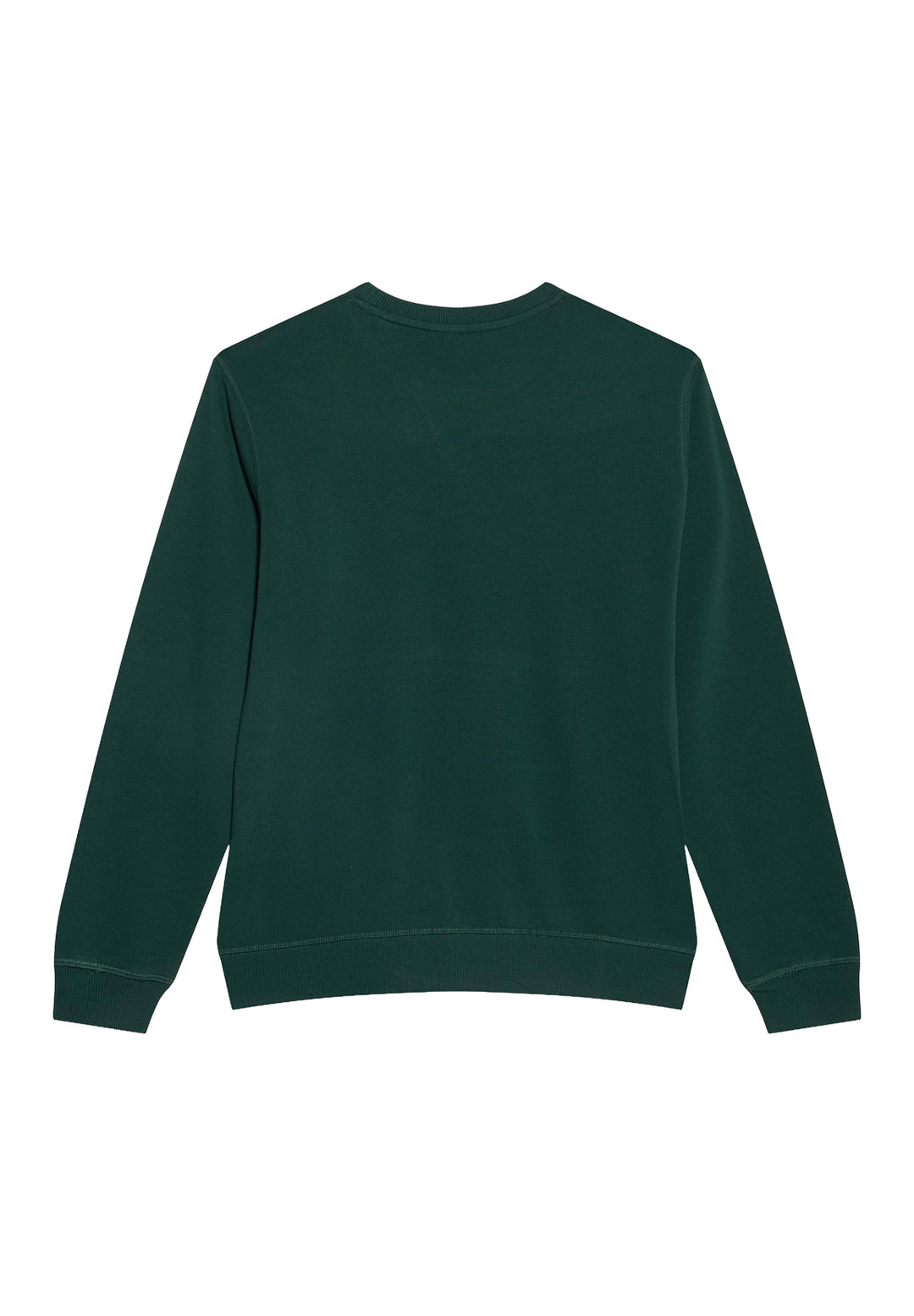 Felpa girocollo verde per bambino