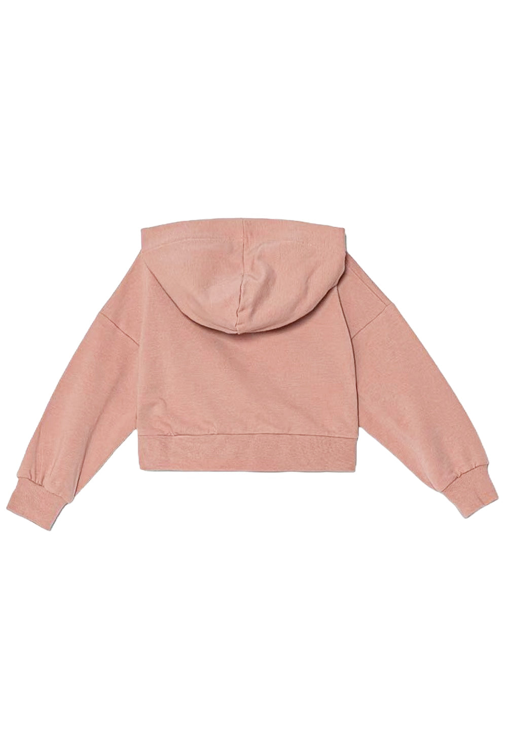Felpa cappuccio rosa per bambina