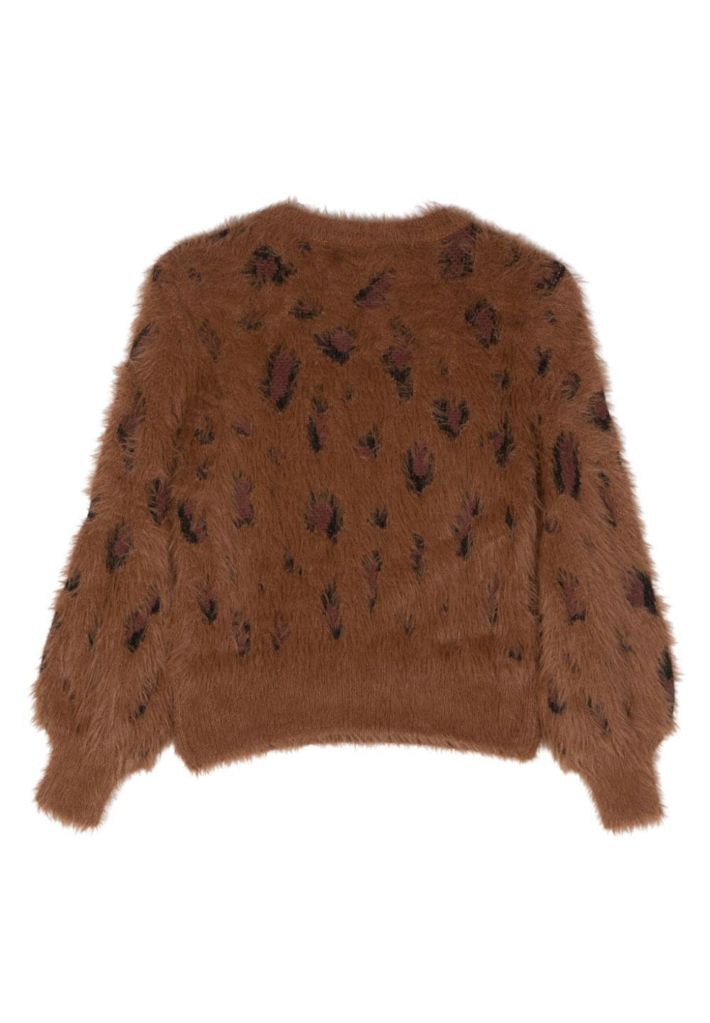 Maglione leopardato per bambina