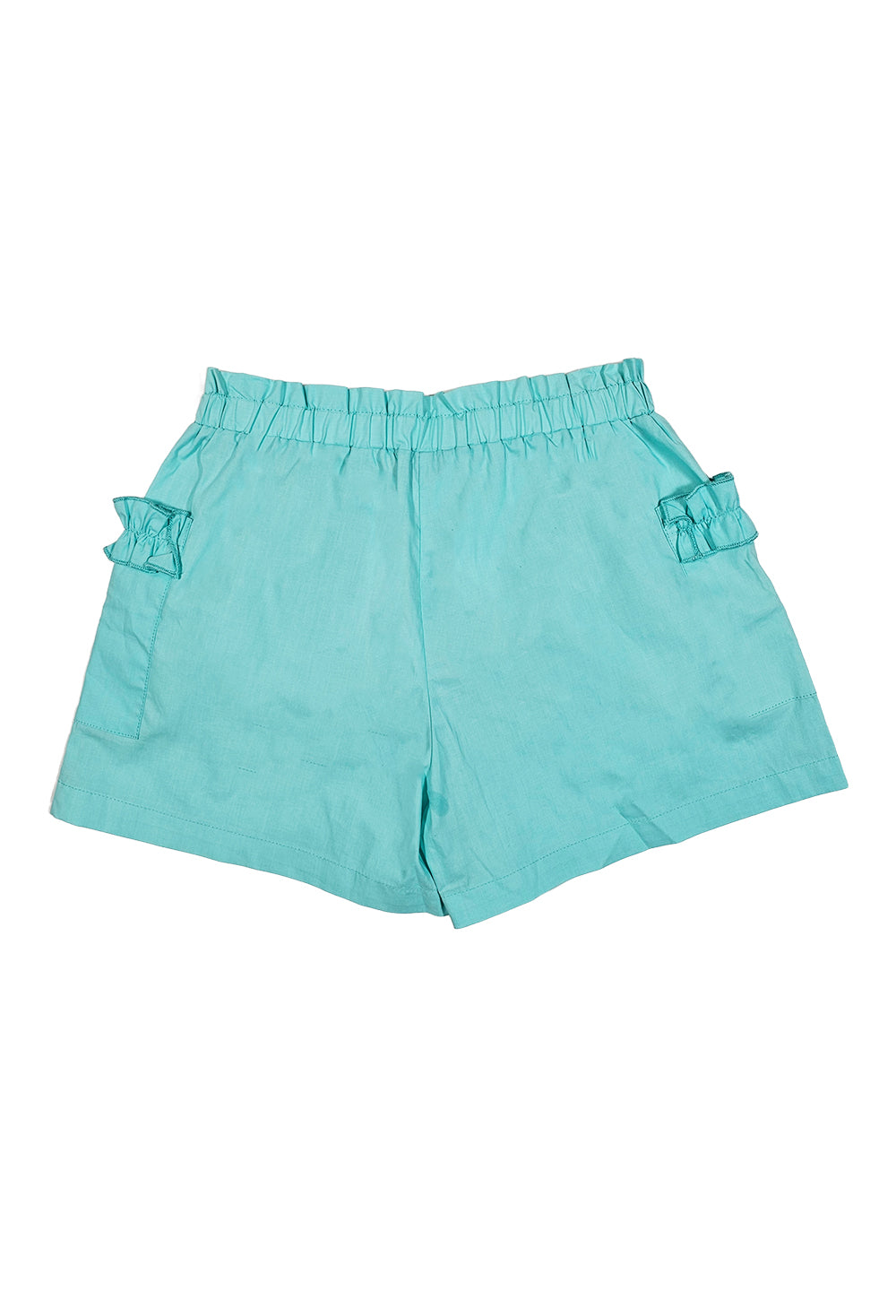 Short turchese per bambina