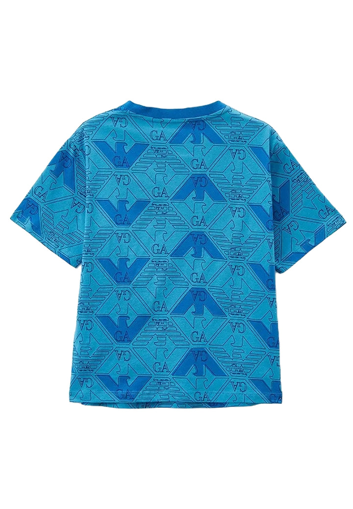 T-shirt blu per bambino