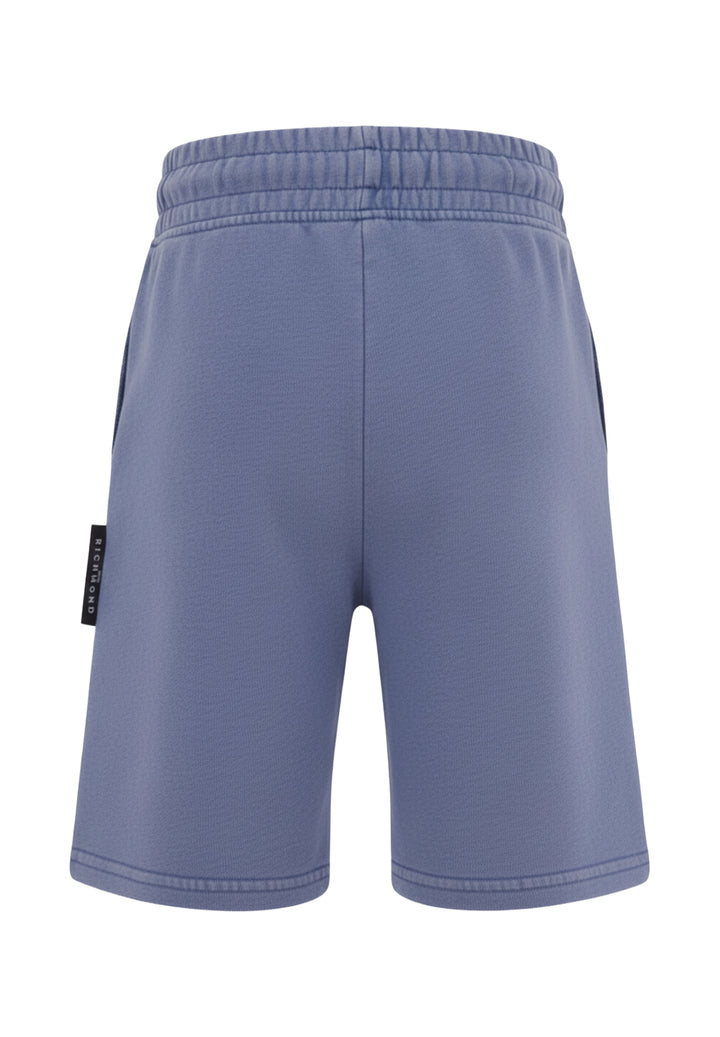 Bermuda felpa blu per bambino