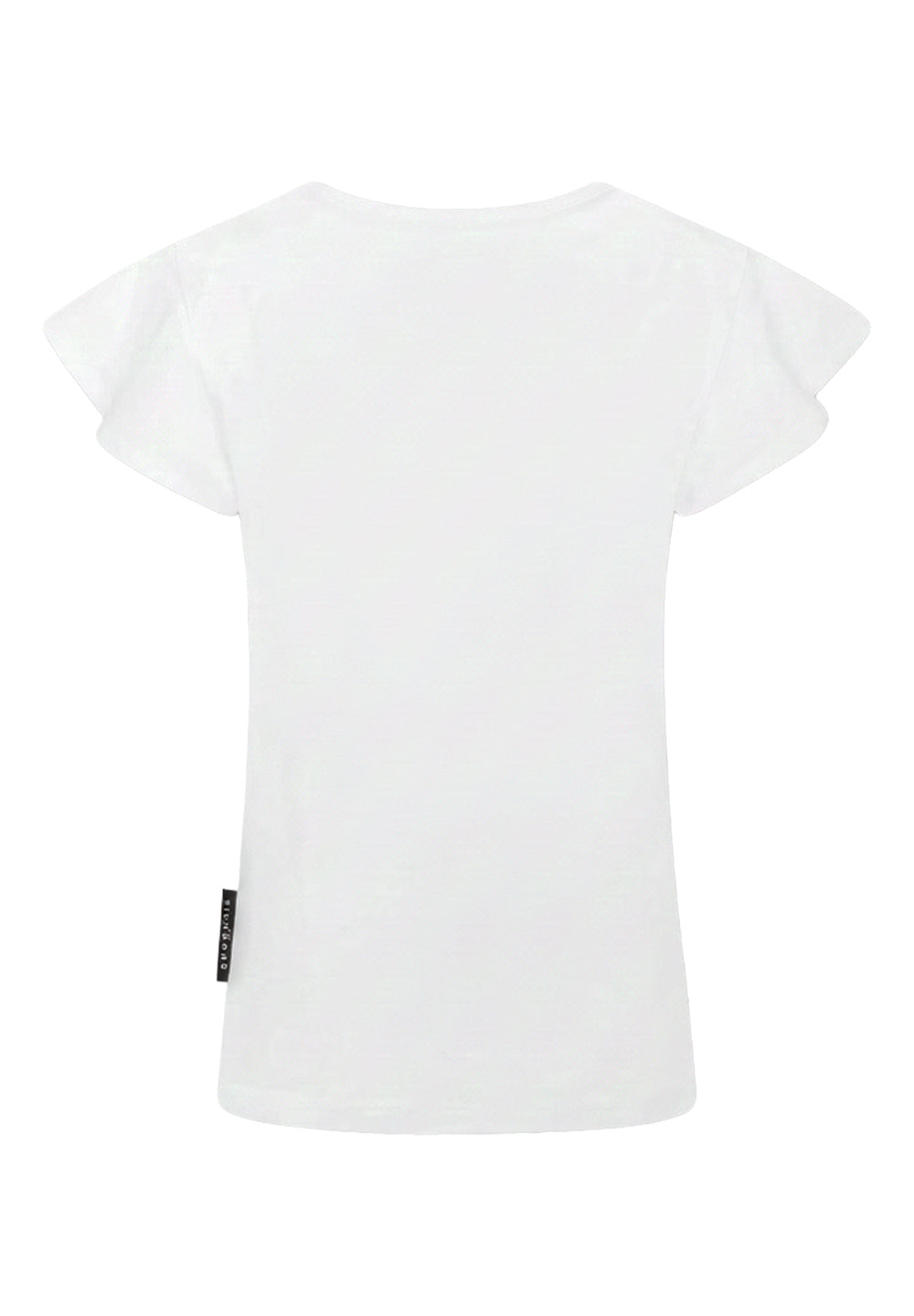 T-shirt bianca per bambina