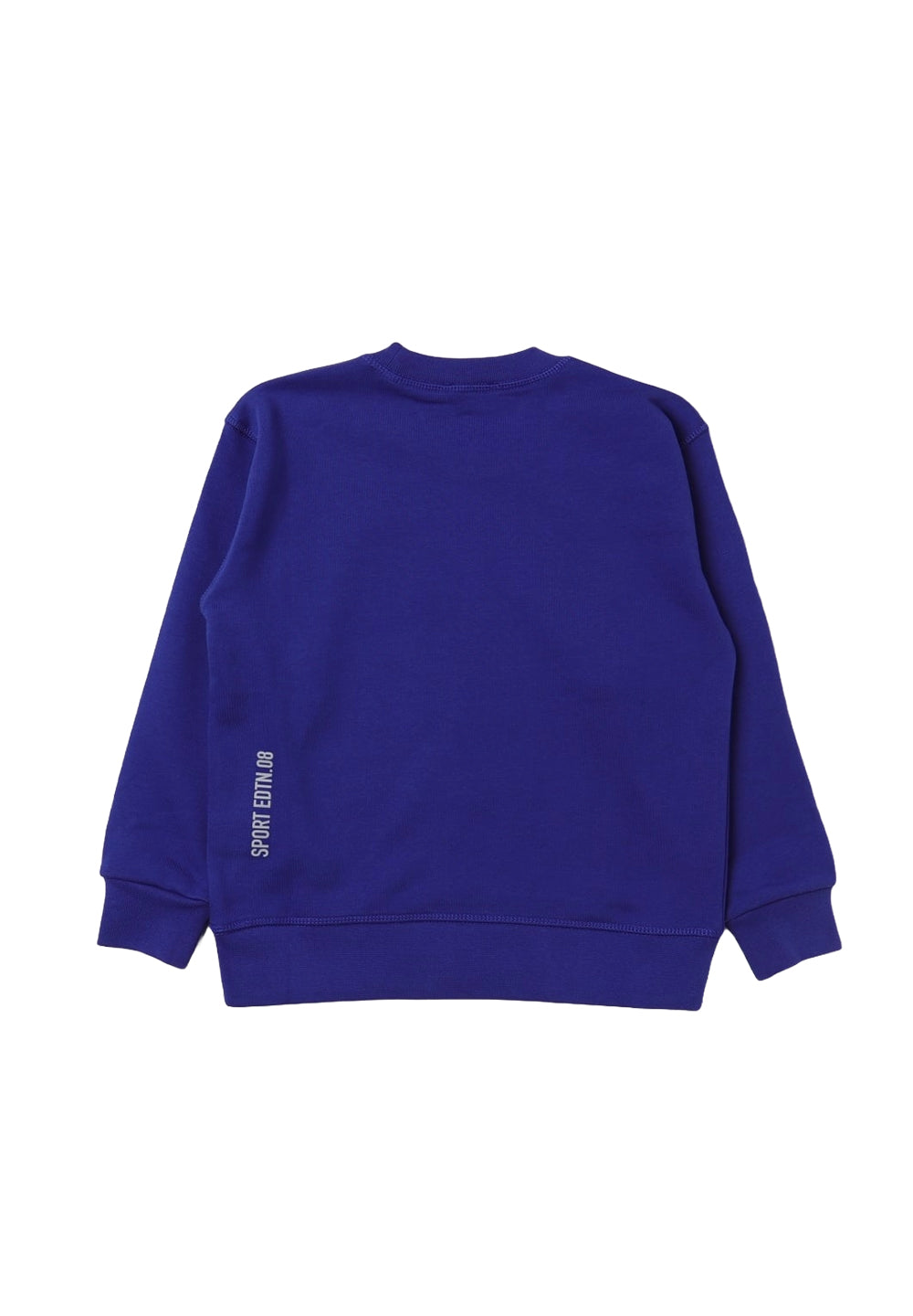 Blue crewneck sweatshirt for boy