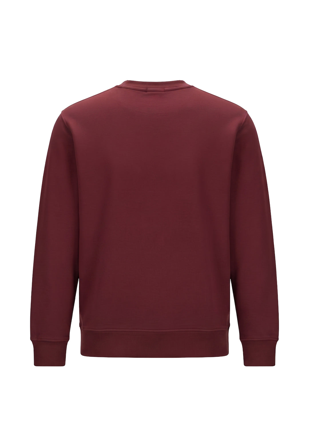 Felpa girocollo bordeaux per bambino