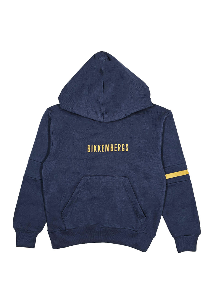 Blue hooded sweatshirt for boys