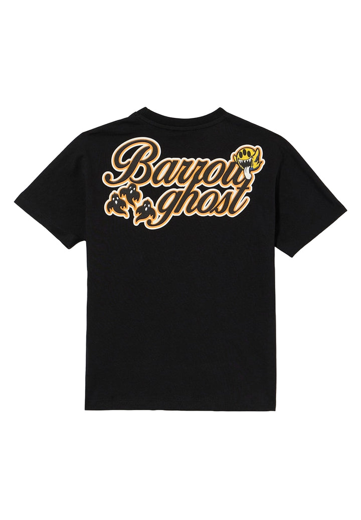 T-shirt nera per bambino