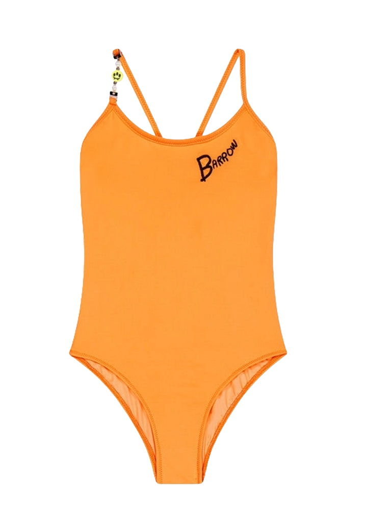 Costume intero arancione per bambina