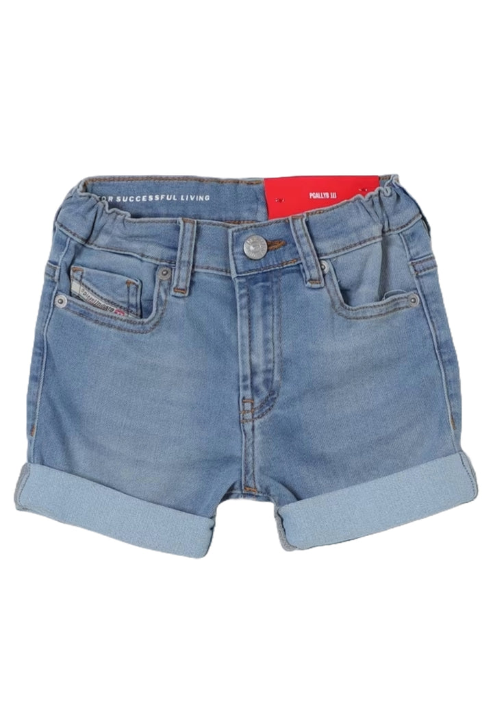 Bermuda denim blu per neonato