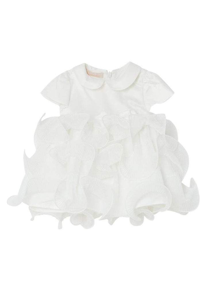 Weißes Kleid für Babymädchen