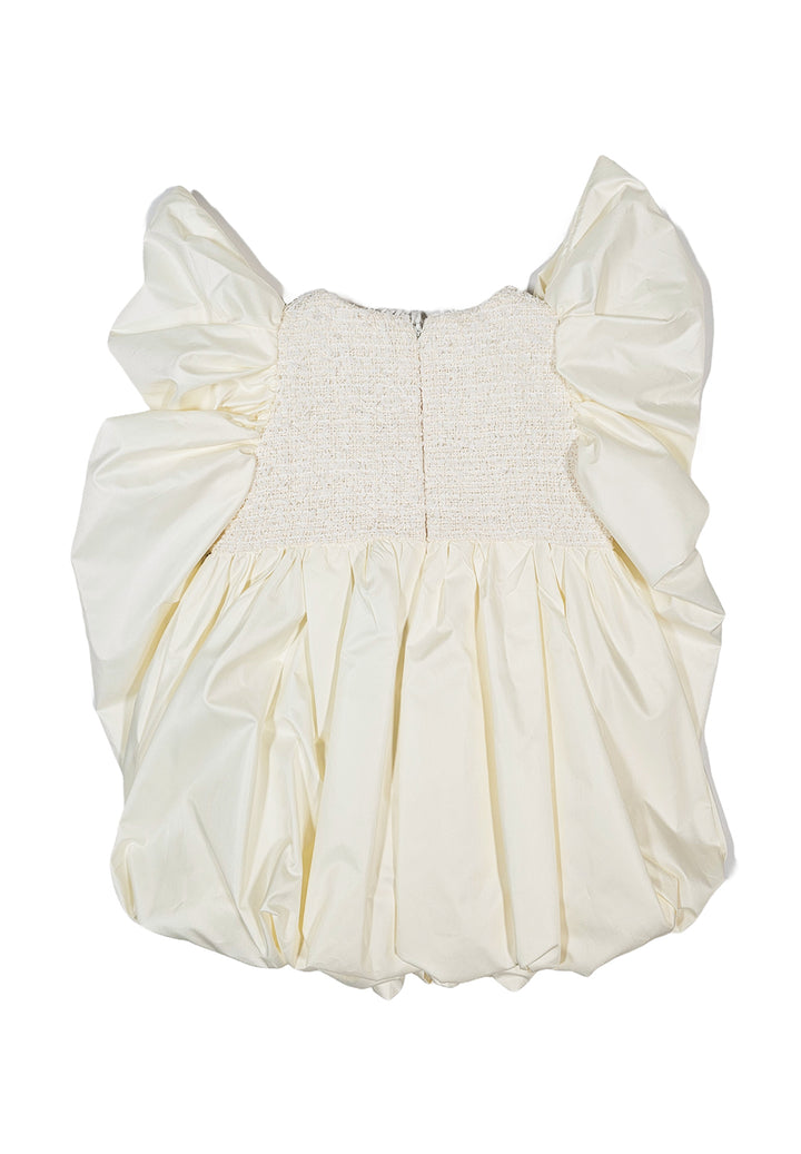 Vestito crema per neonata