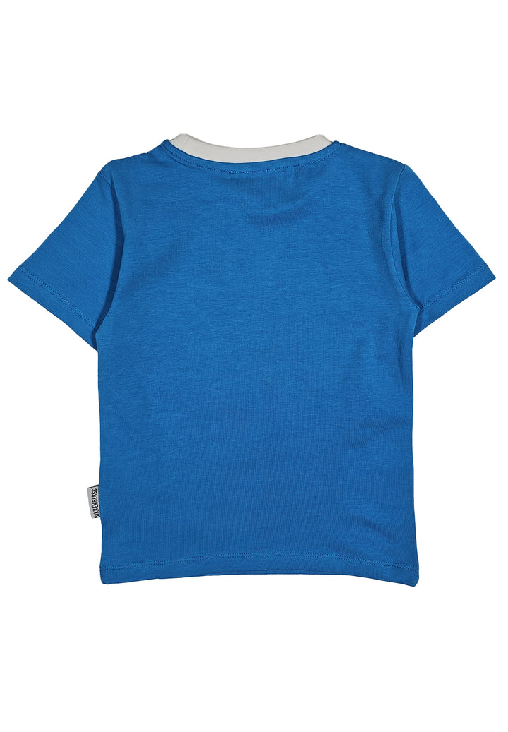 T-shirt blu per neonato