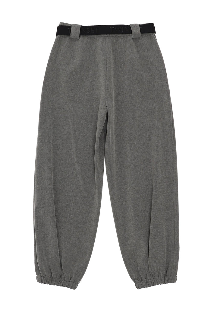 Pantalone grigio per bamina