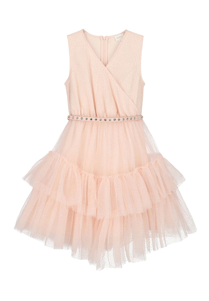 Vestito tulle rosa per bambina