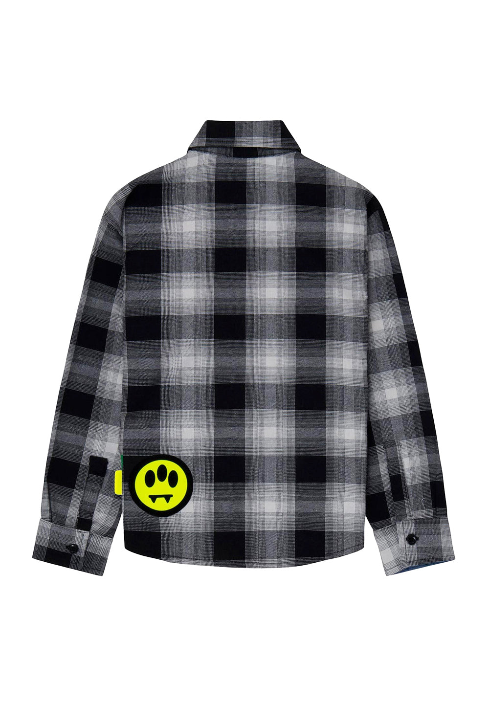 Camicia a quadri nera per bambino