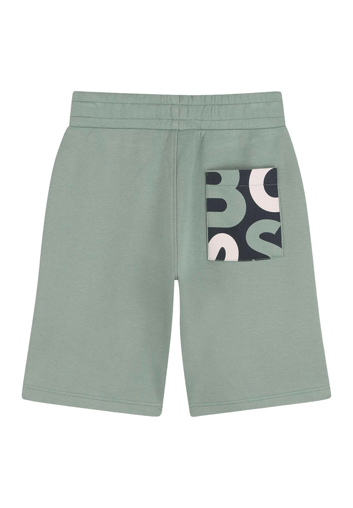 Bermuda verde per bambino