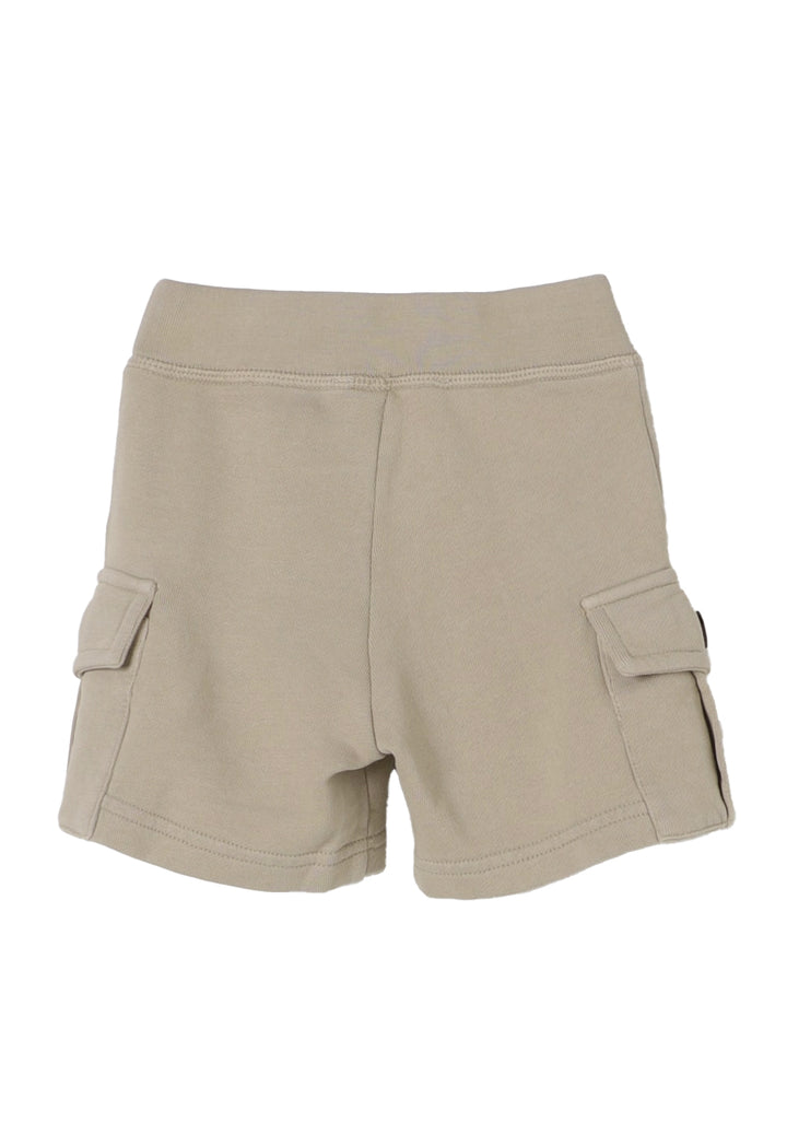 Bermuda cargo beige per neonato