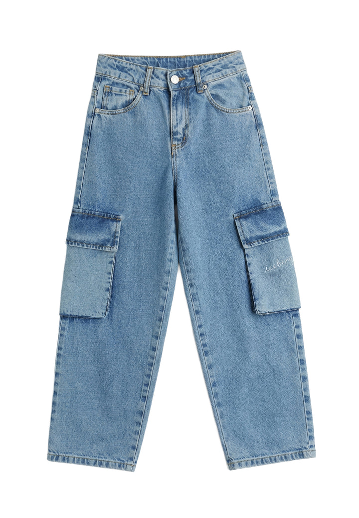 Jeans blu denim per bambina
