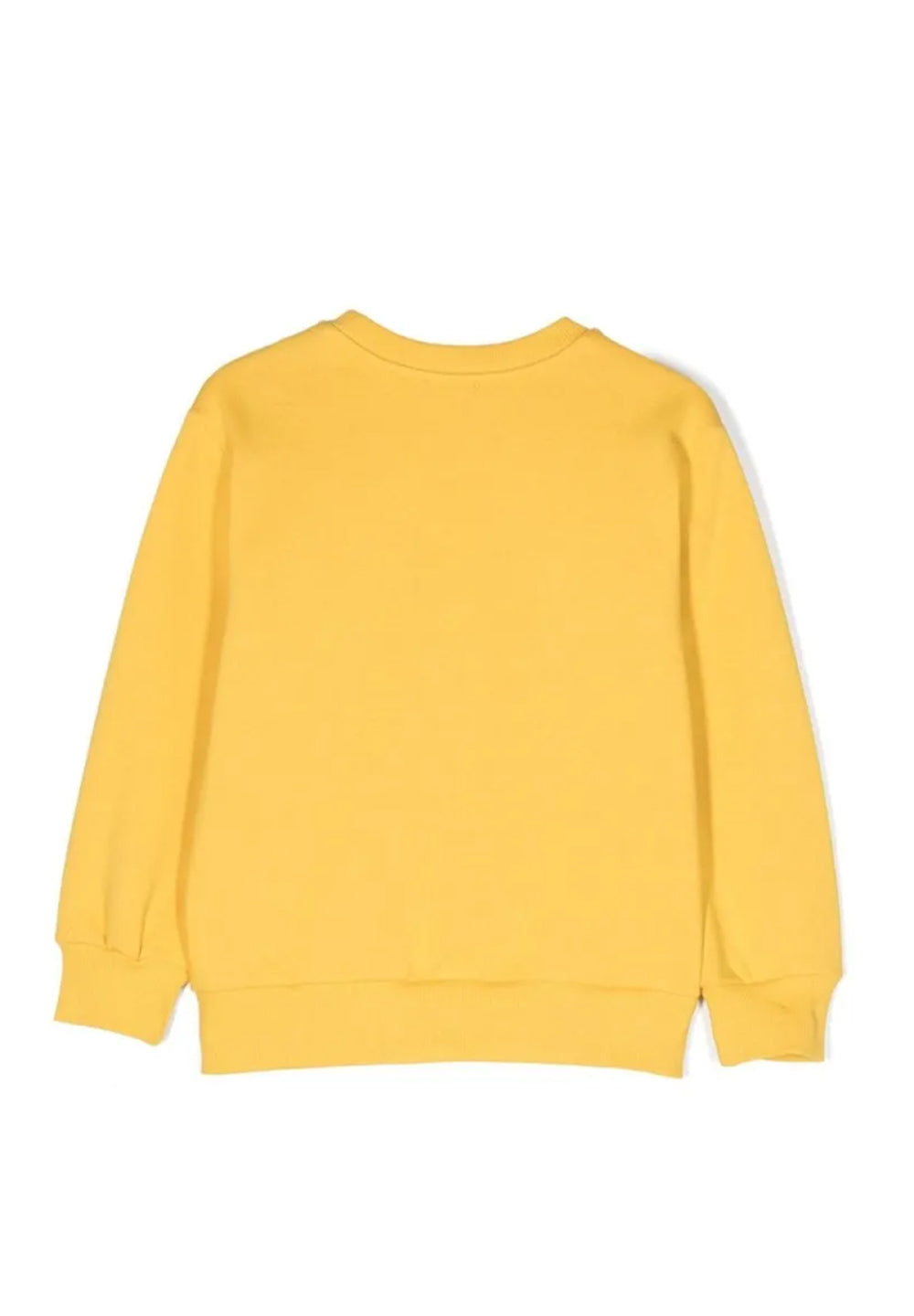 Yellow crewneck sweatshirt for boys