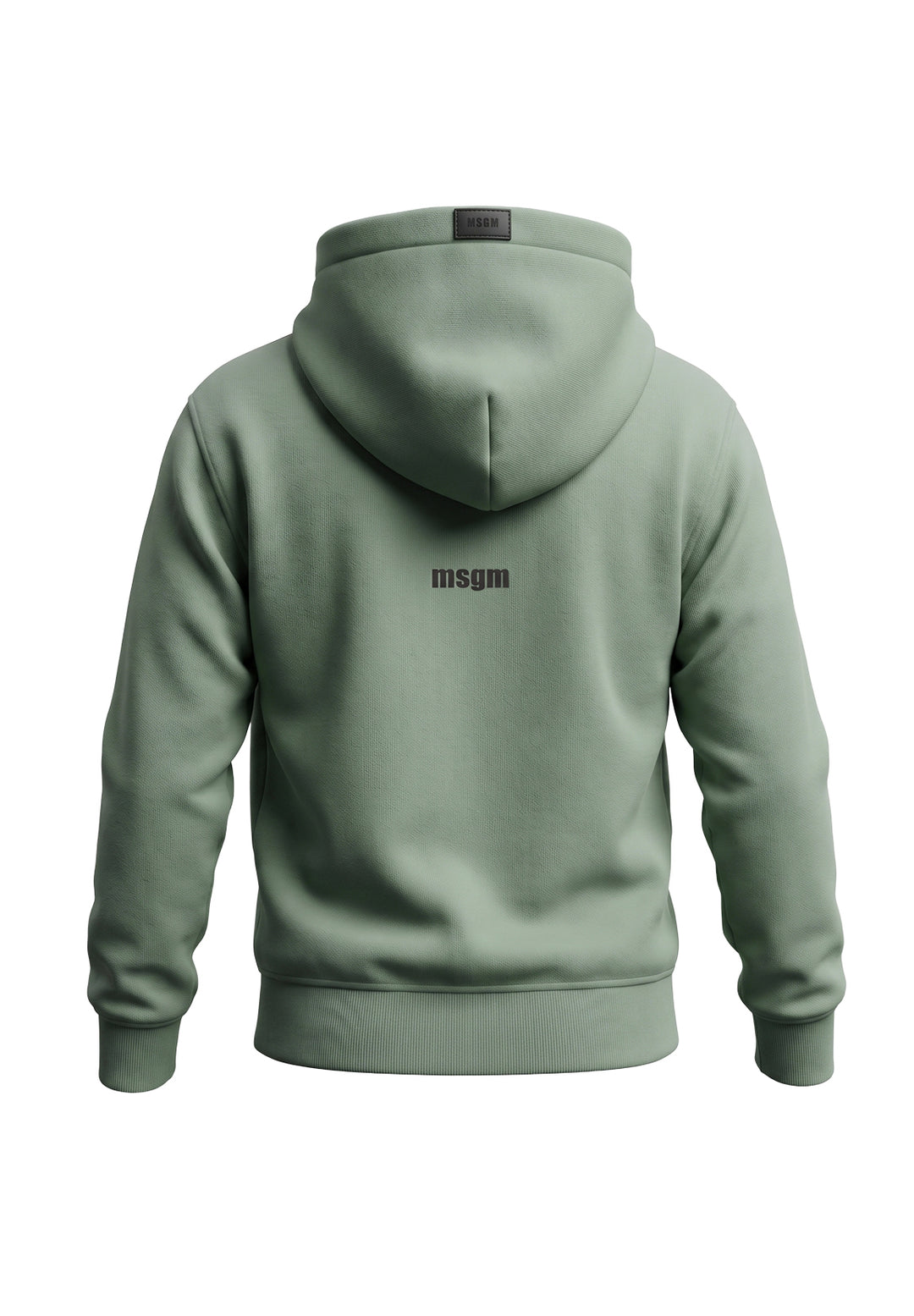 Felpa cappuccio verde per bambino