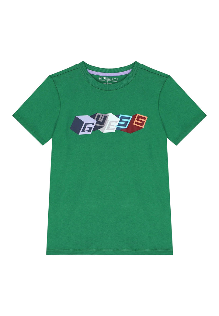 T-shirt verde per bambino