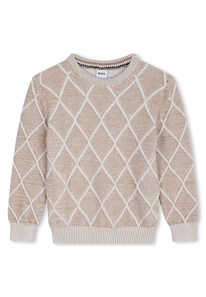 Beige sweater for children