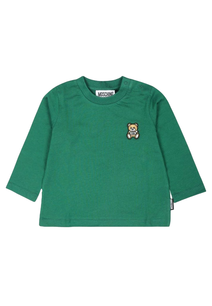 T-shirt verde per neonato