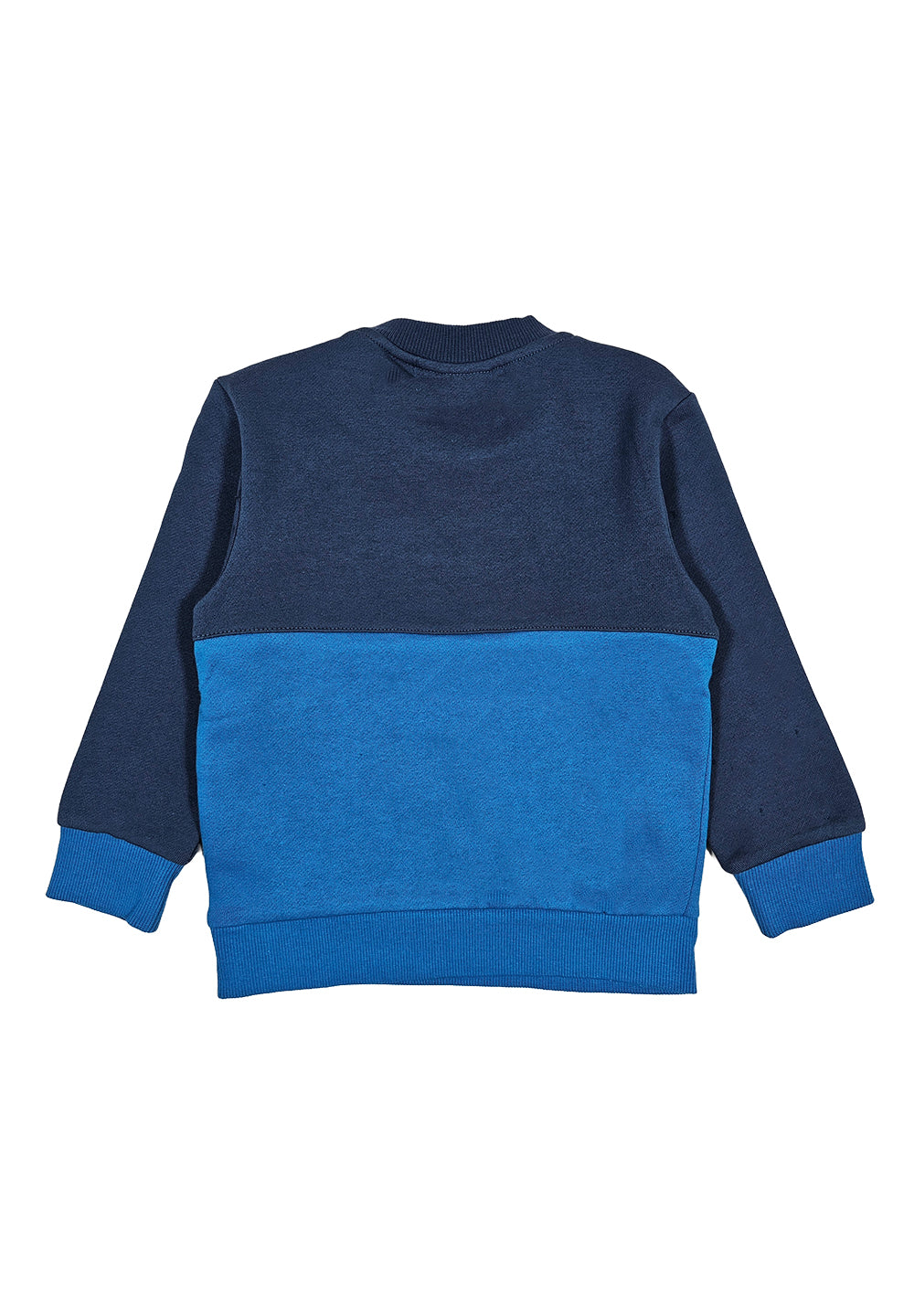 Blaues Rundhals-Sweatshirt für Neugeborene