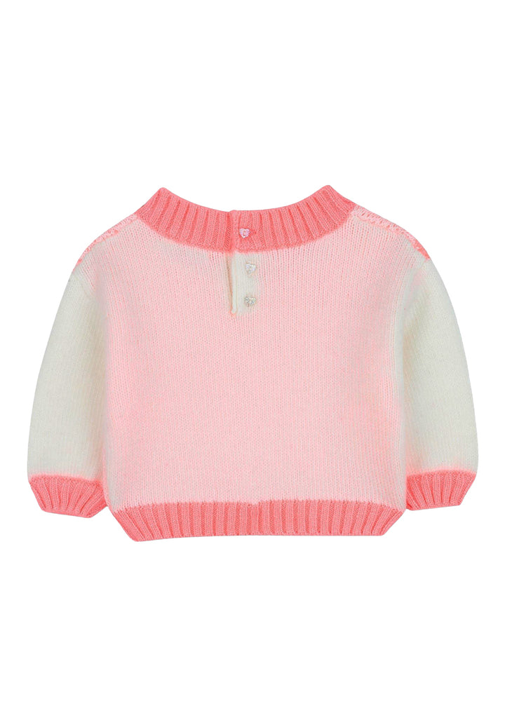 Maglione rosa per neonata