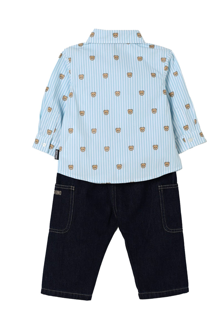 Completo celeste-blu per bambino