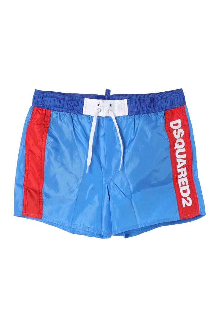 Costume boxer celeste per bambino