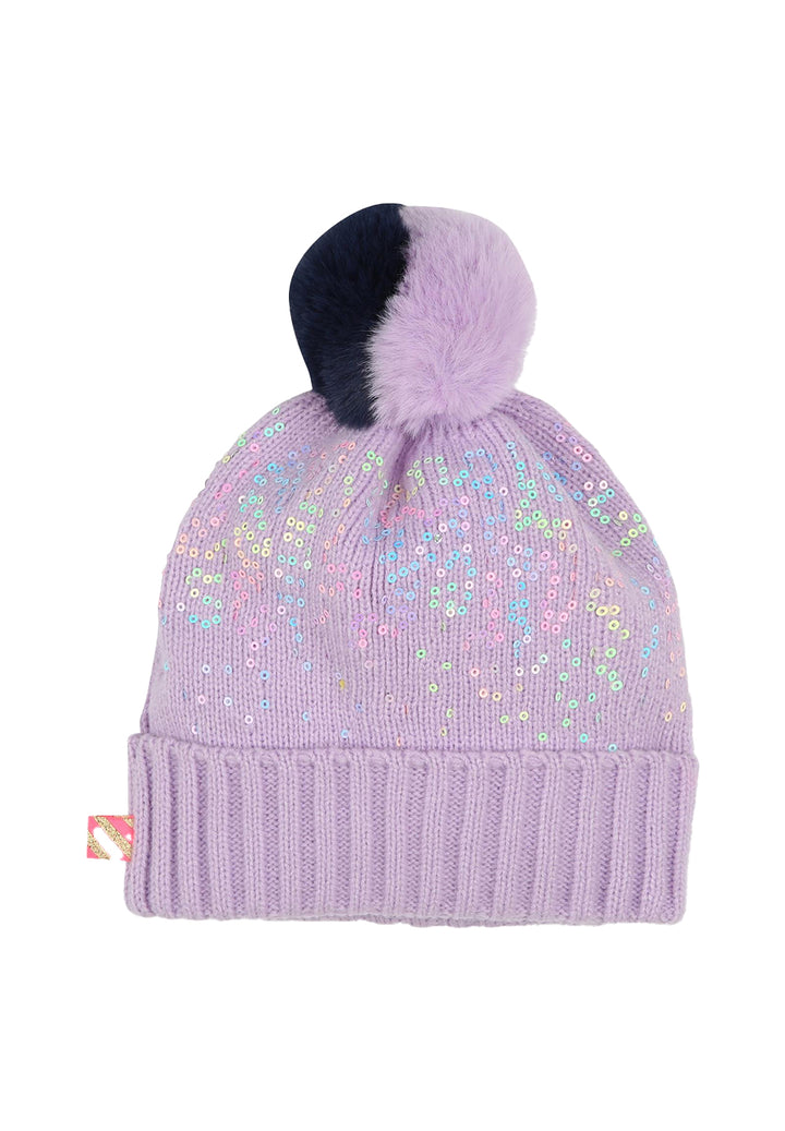 Cappello lilla per bambina