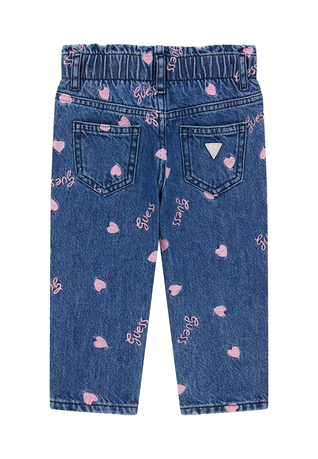 Jeans blu denim per neonata