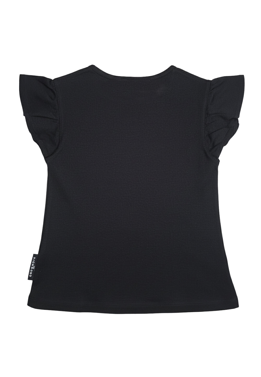 T-shirt nera per bambina