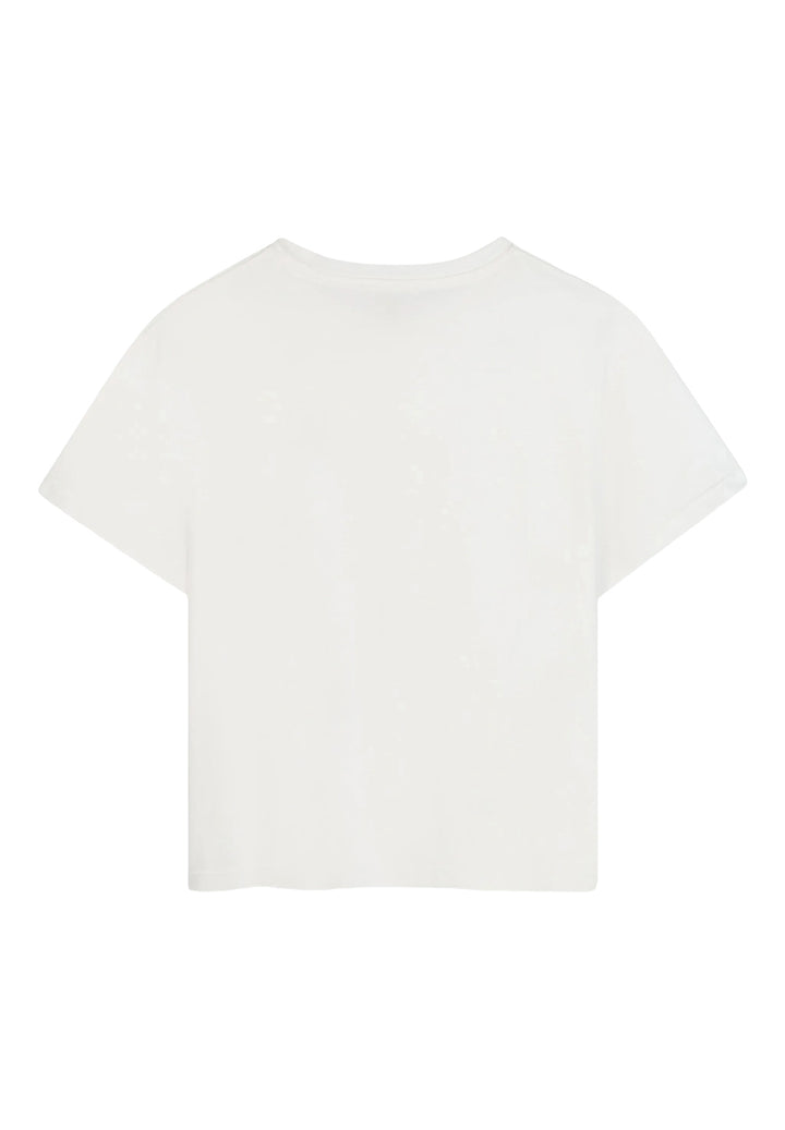 T-shirt bianca per bambina