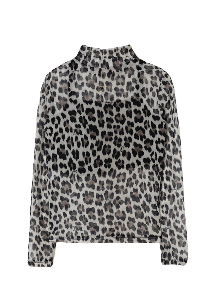 Lupetto tulle leopardato per bambina