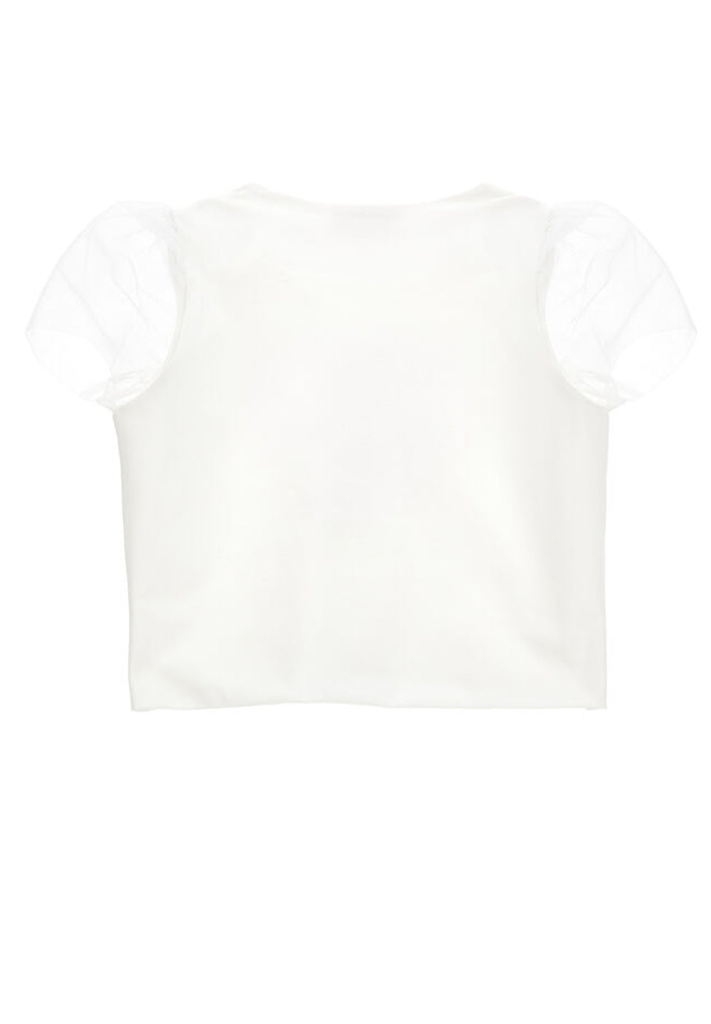 T-shirt bianca per bambina