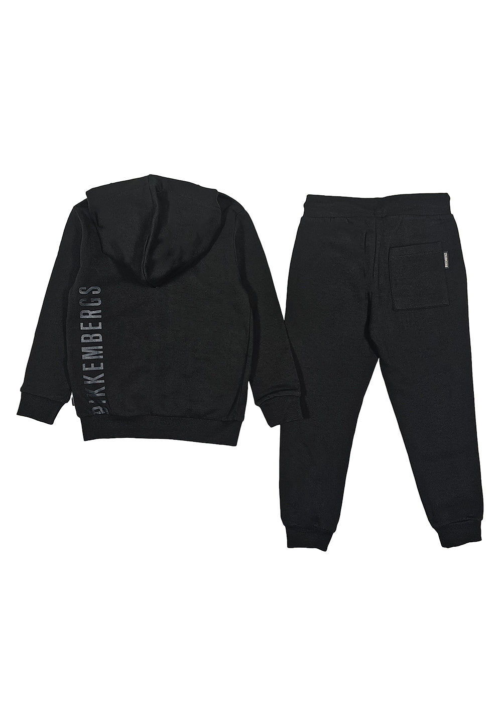 Black sweatshirt set for boy