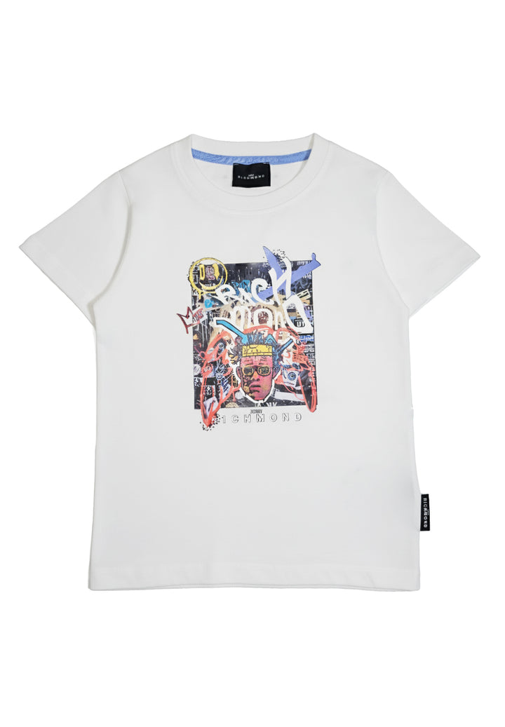 T-shirt bianca per bambino