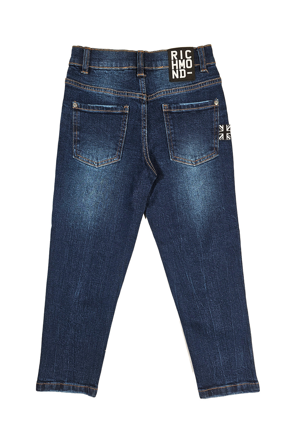 Jeans blu denim per bambino