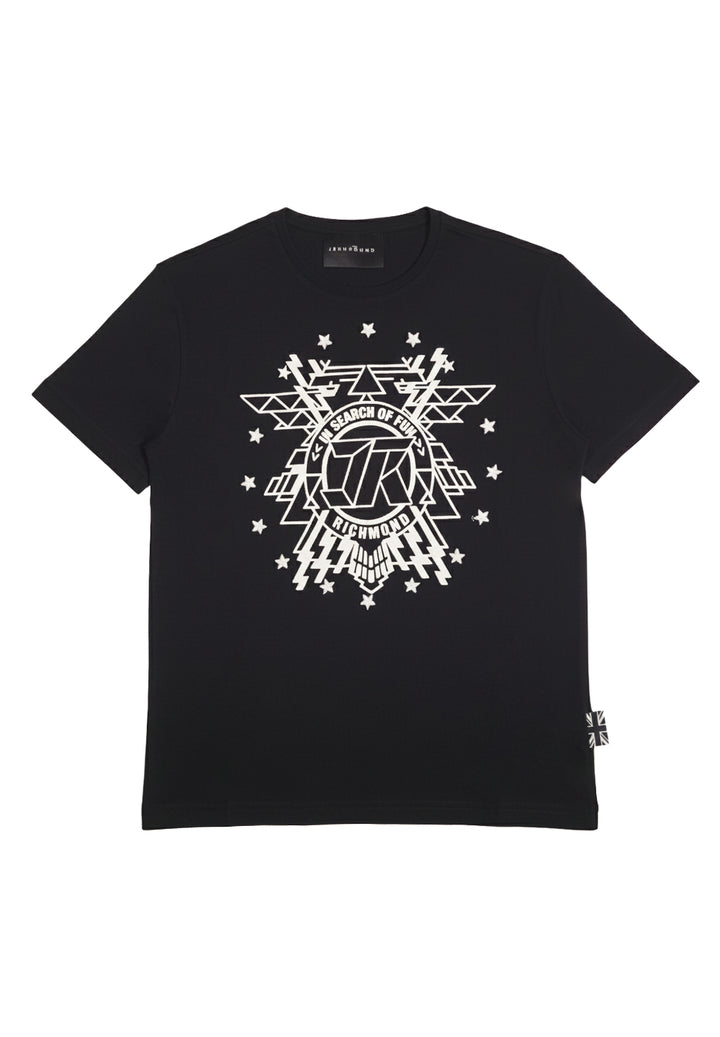 T-shirt nera per bambino