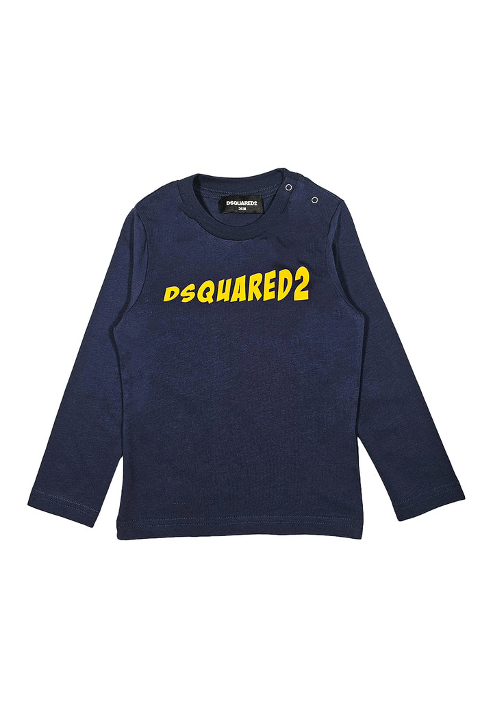 T-shirt blu per bambino