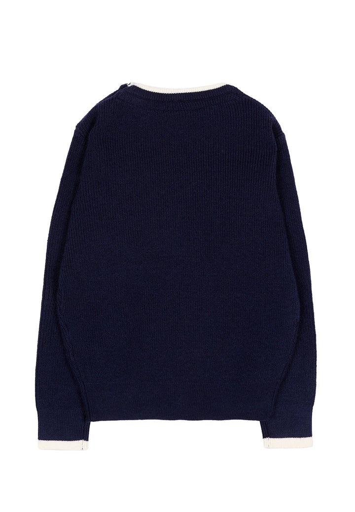 Maglioncino blu navy per neonato