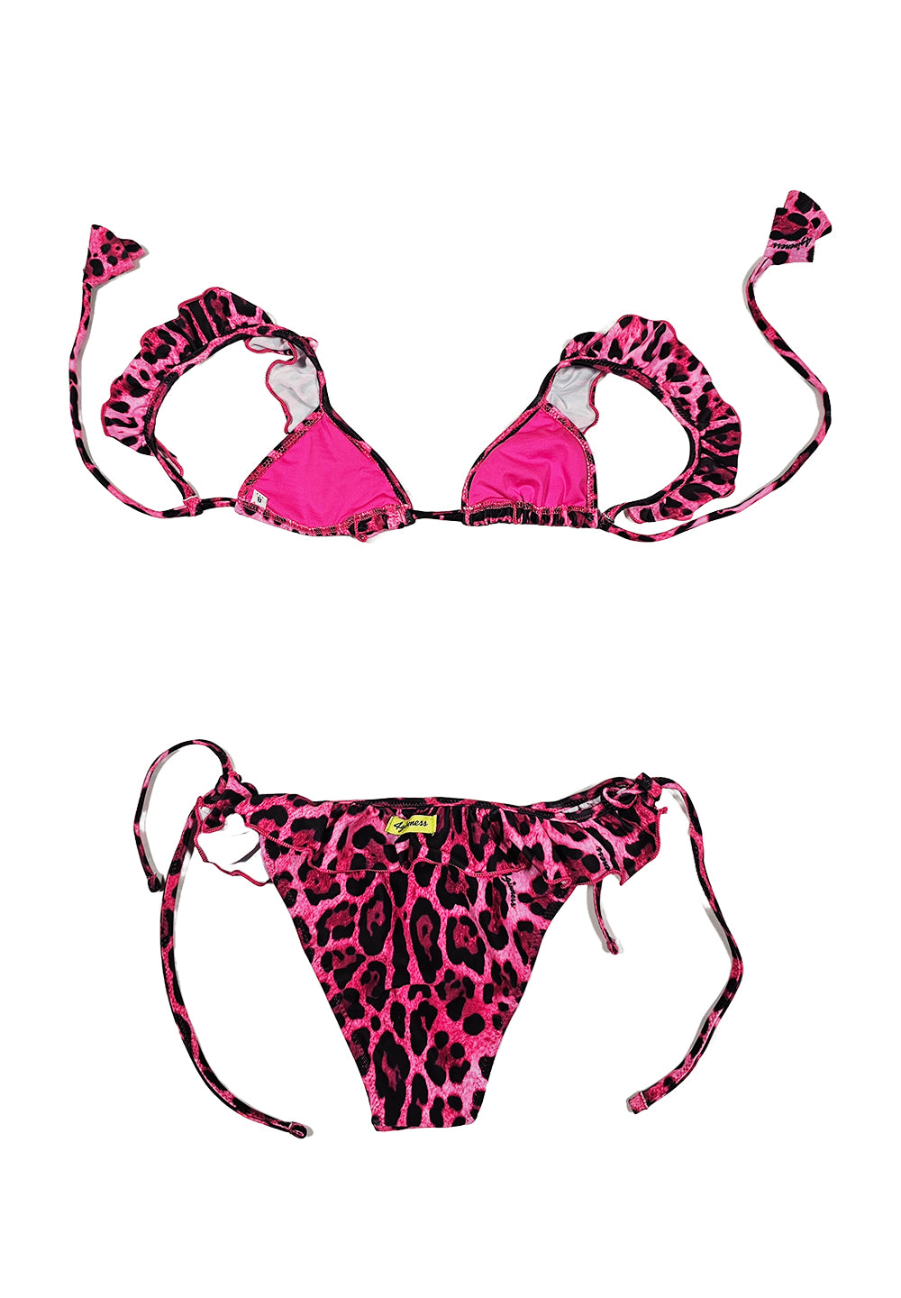 Costume bikini fuxia per bambina