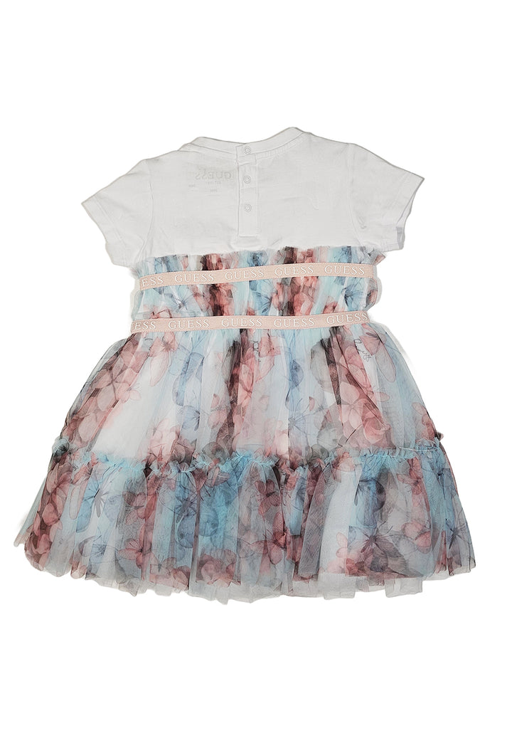 Vestito tulle multicolor per neonata