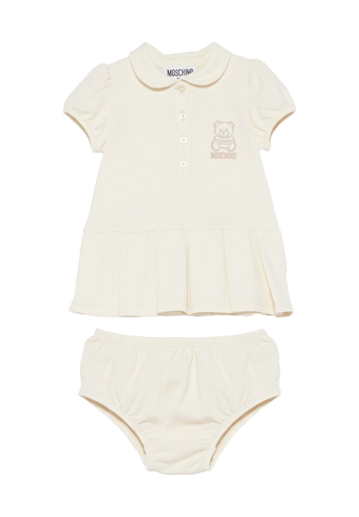 Cremefarbenes Kleid für Mädchen